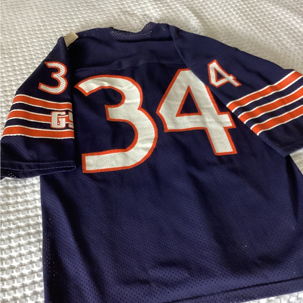 VINTAGE NFL Pro-Line Walter Payton Jersey (1980s) MacGregor Sand Knit